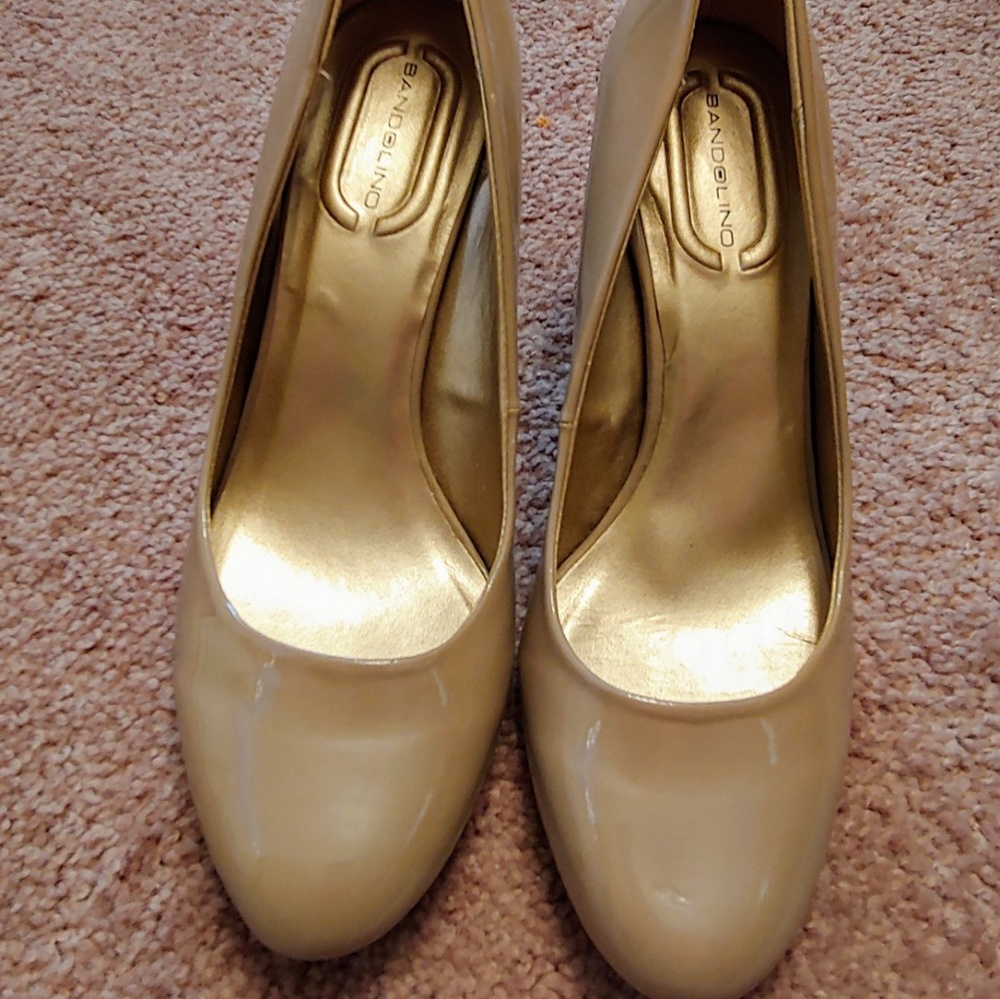 Bandolino Beige Nude Heels 10M